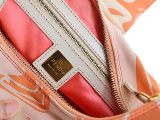 Psychedelic Swirl Croissant Shoulder Bag