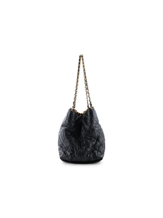 Small Quilted Chain Me Tote Bag