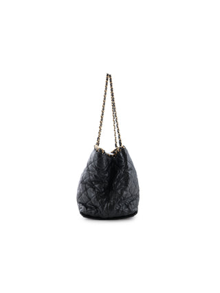Small Quilted Chain Me Tote Bag