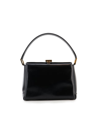 Black Top Handle Handbag
