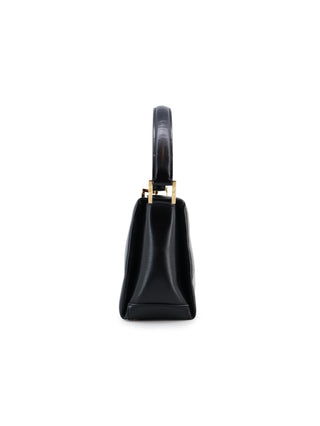Black Top Handle Handbag