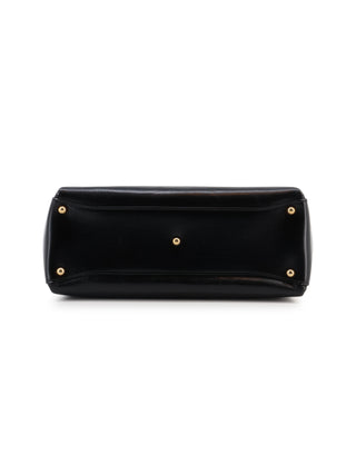 Black Top Handle Handbag