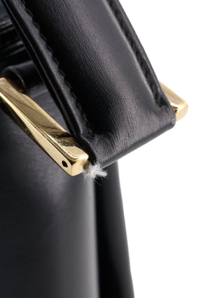 Black Top Handle Handbag