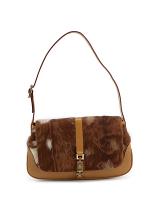 Jackie Pony Hair Shoulder Bag