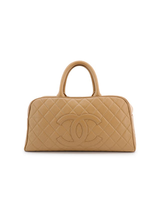 CC Diamond-quilted Bowling Bag