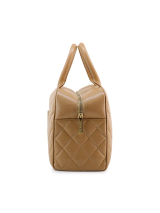 CC Diamond-quilted Bowling Bag