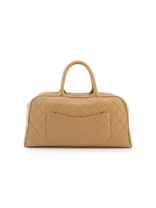 CC Diamond-quilted Bowling Bag