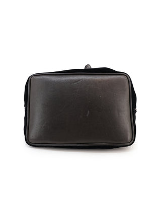 Velvet Drawstring Bucket Crossbody Bag