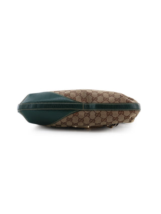 Canvas Horsebit Sherry Shoulder Bag