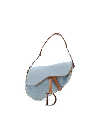 Denim Saddle Shoulder Bag