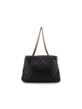 Small Quilted Chain Me Tote Bag