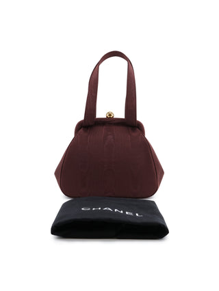 Satin Kisslock Handbag