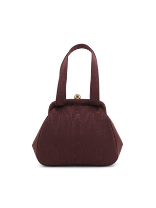 Satin Kisslock Handbag