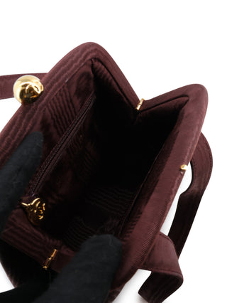 Satin Kisslock Handbag