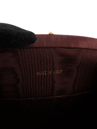 Satin Kisslock Handbag