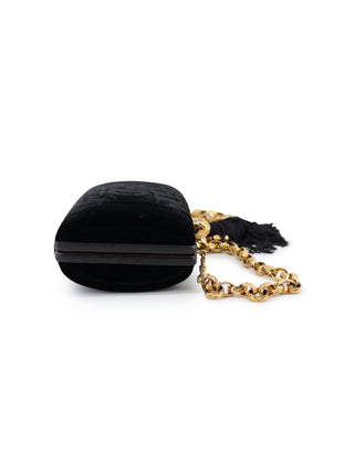 Velvet Clutch Crossbody Chain Bag