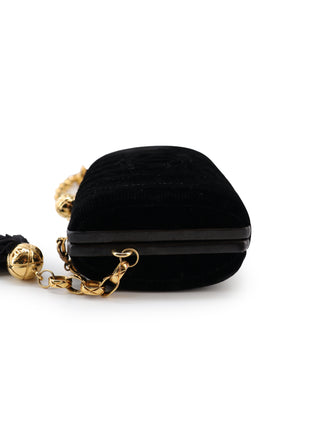 Velvet Clutch Crossbody Chain Bag