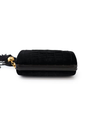 Velvet Clutch Crossbody Chain Bag