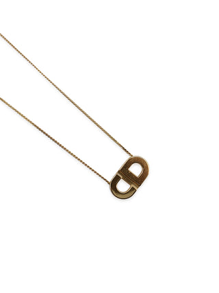 CD Logo Pendant Necklace