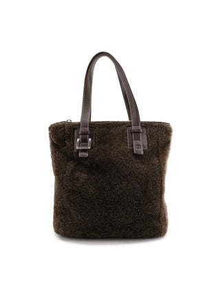 Shearling Two-way Handbag