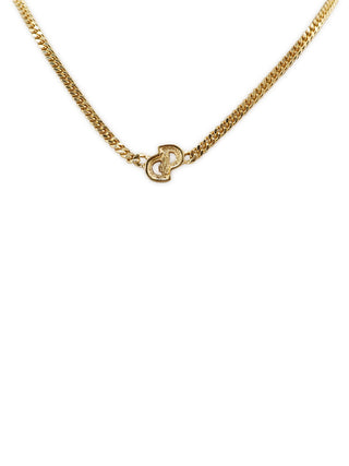 CD Logo Pendant Necklace
