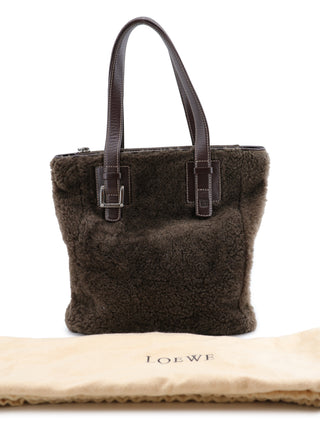 Shearling Two-way Handbag