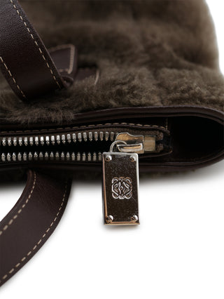 Shearling Two-way Handbag