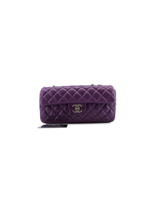 Chanel East West Flap Shoulder Bag