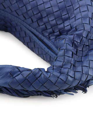 Intrecciato Fringed Medium Hobo Shoulder Bag