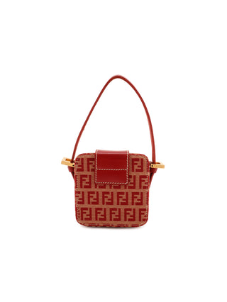 Zucchino Canvas Red Mini Vanity Handbag