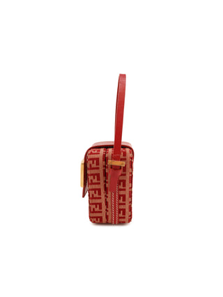 Zucchino Canvas Red Mini Vanity Handbag