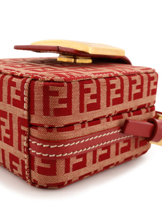 Zucchino Canvas Red Mini Vanity Handbag