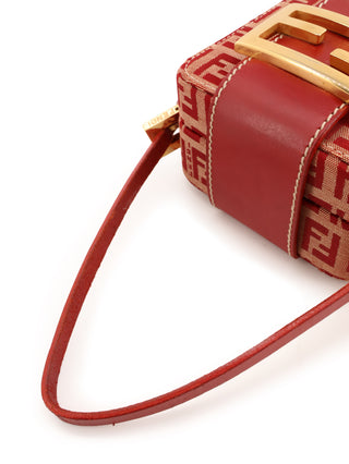 Zucchino Canvas Red Mini Vanity Handbag