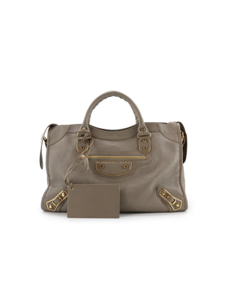 Classic City Metallic Edge Shoulder Bag