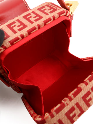 Zucchino Canvas Red Mini Vanity Handbag