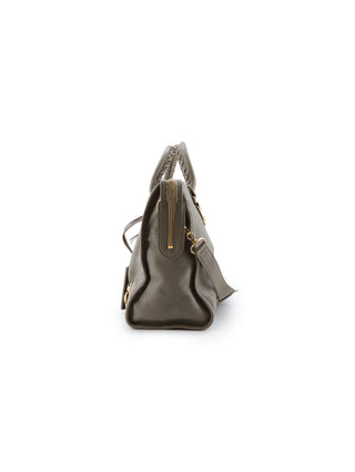 Classic City Metallic Edge Shoulder Bag