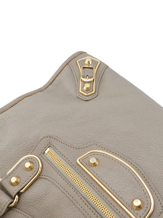 Classic City Metallic Edge Shoulder Bag