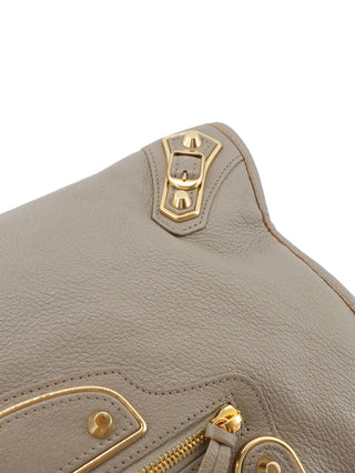 Classic City Metallic Edge Shoulder Bag
