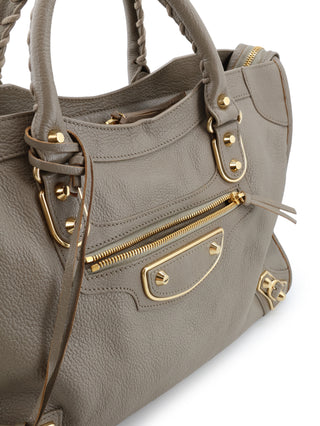Classic City Metallic Edge Shoulder Bag