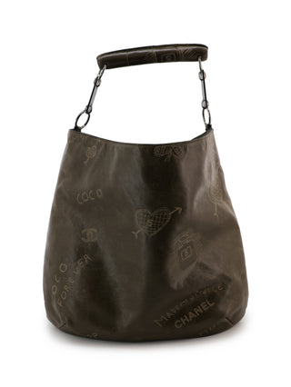 Grafitti Mademoiselle Hobo Bag