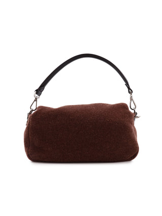 Cashmere Vitello Grace Baguette Handbag