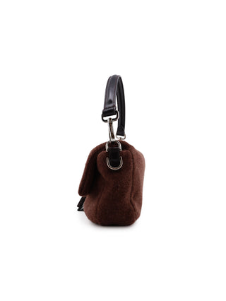Cashmere Vitello Grace Baguette Handbag
