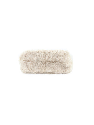 Gourmette Shearling Chain Shoulder Bag