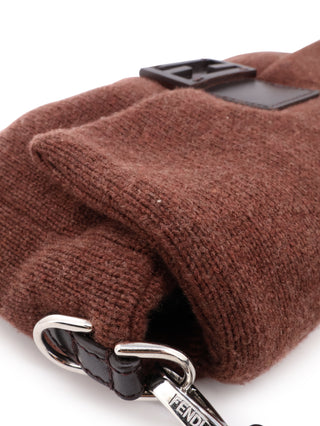 Cashmere Vitello Grace Baguette Handbag