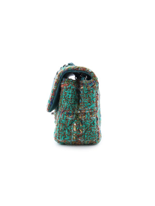 Classic Mini Rectangle Tweed Flap Bag