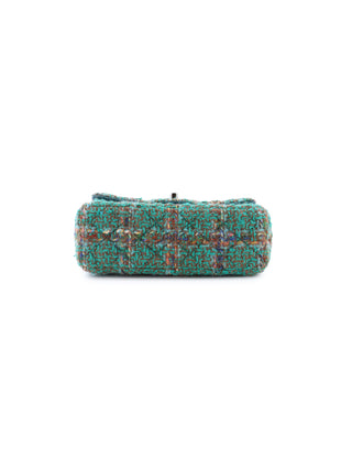 Classic Mini Rectangle Tweed Flap Bag
