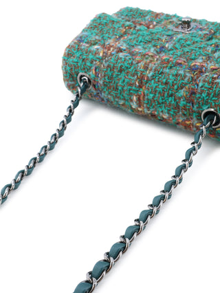 Classic Mini Rectangle Tweed Flap Bag