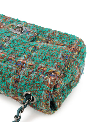 Classic Mini Rectangle Tweed Flap Bag