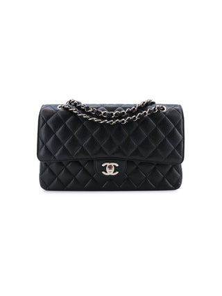 Classic Medium Caviar Leather Double Flap Bag