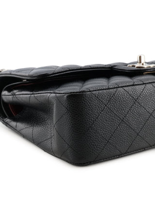 Classic Medium Caviar Leather Double Flap Bag